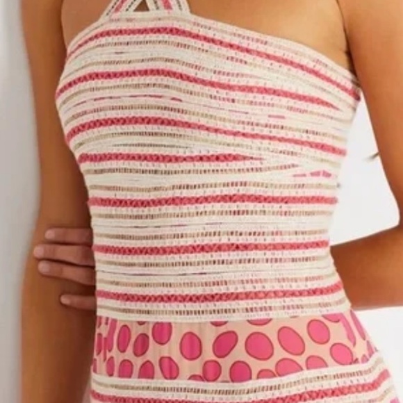 Patbo Polka dot dress. Straps have been removed to make it a strapless dress. - Picture 6 of 12